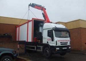 Paint spraying equipment delivery